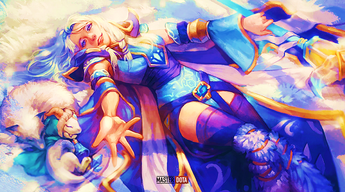 crystal maiden wallpaper dota 2 masterdota