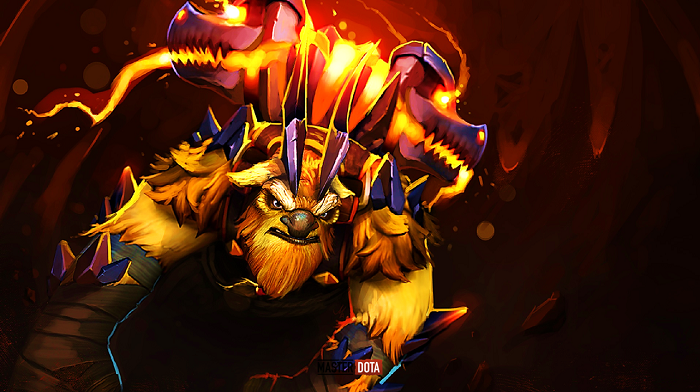 earthshaker wallpaper dota 2 masterdota